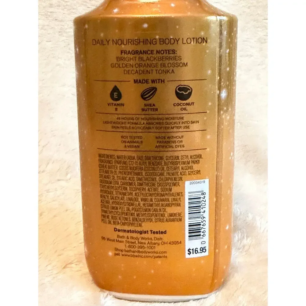 Bath & Body Works Touch Of Gold Daily Nourishing Body Lotion 8 Oz 48 hour NEW